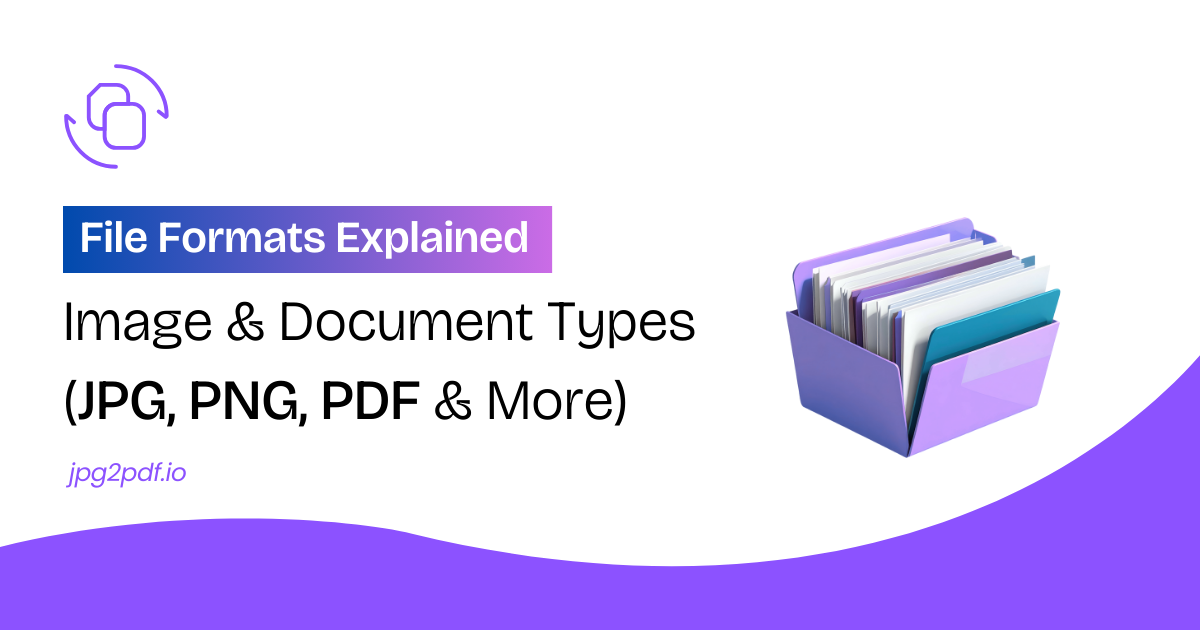 File Formats Explained: Image and Document Types (JPG, PNG, PDF, and More)